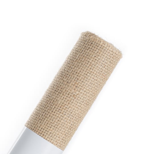 12 Pack: Natural Laminated Burlap Fabric Roll by Loops & Threads®